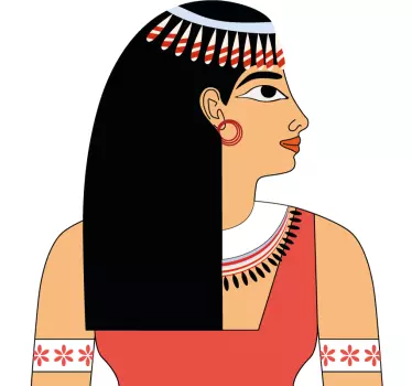Ancient Egyptian woman Religion Stickers - TenStickers