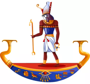 Egyptian god Horus Religion Stickers - TenStickers