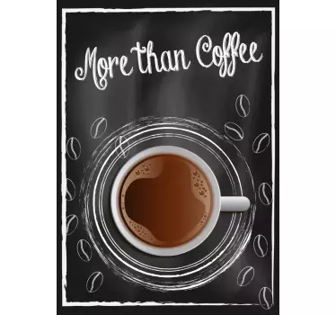 Coffee Appreciation Sign cuisine wall sticker - TenStickers