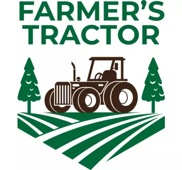 Farmer tractor toy decal - TenStickers