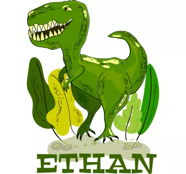 Wall sticker customizable dinosaur design - TenStickers