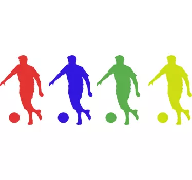 Soccer player pack football sticker - TenStickers