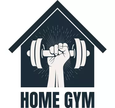 Home Gym wall decor - TenStickers