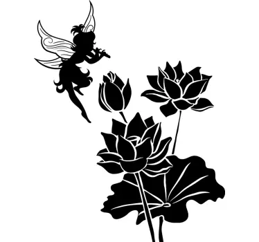 Enchanting Fairy Flora fantasy decal - TenStickers