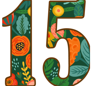 Personalized flowers  Bike Decal - TenStickers