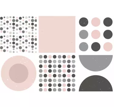Nordic Pattern tile transfer - TenStickers