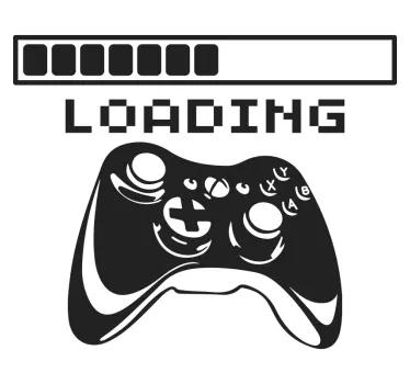 LOADING xbox video game wall sticker - TenStickers
