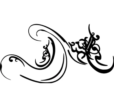 Oriental Calligraphy  Arabic decal - TenStickers