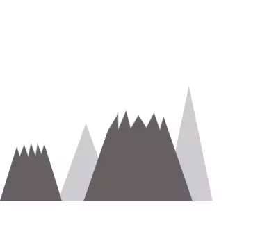 Wall stickers for kid mountain nursery scene - TenStickers