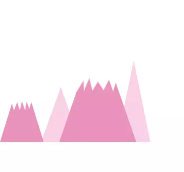 Wall stickers for kid mountain scenery playroom - TenStickers