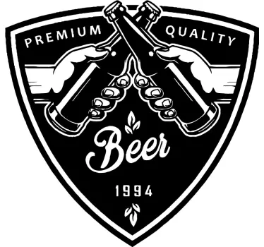 Cuisine wall sticker premium quality beer - TenStickers