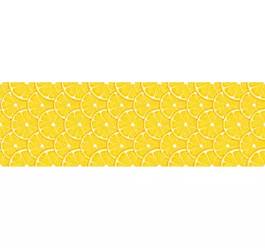 Orange pattern decals for furniture - TenStickers