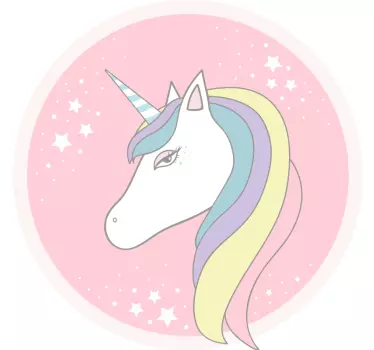 Fabulous cartoon unicorn fairy tale wall decal - TenStickers