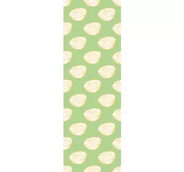 Hand drawn lemon citrus fruit fridge decals - TenStickers