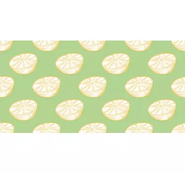Fruit sticker lemon slice design - TenStickers