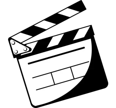 Director's Board Wall Sticker - TenStickers