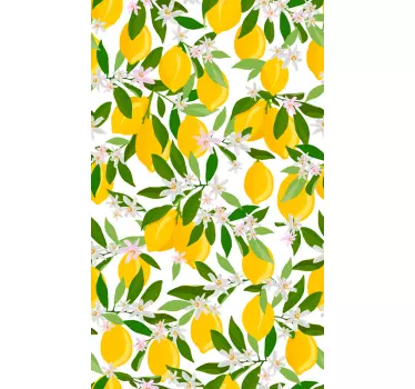 Lemon tree window decal - TenStickers