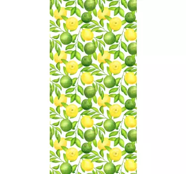 Lemons and Limes fridge decals - TenStickers