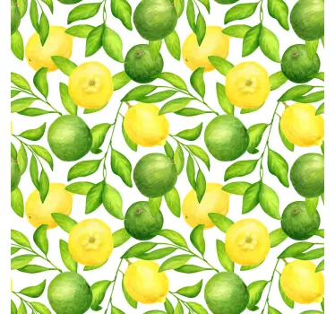 Lemons and Limes  decals for furniture - TenStickers