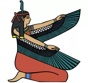Egyptian Goddess Wall Sticker - TenStickers