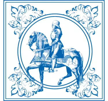 Object sticker equestrian historical figure - TenStickers