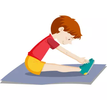 Kids yoga wall decor - TenStickers
