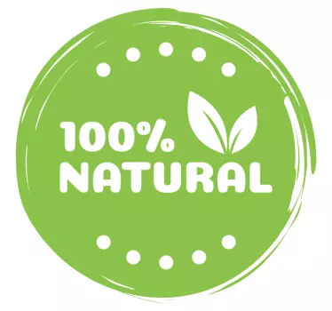 Object sticker natural product label - TenStickers