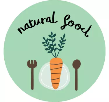 Cuisine wall sticker natural food design - TenStickers