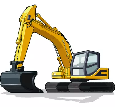 Object sticker construction vehicle design - TenStickers