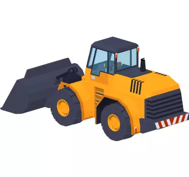 Object sticker construction vehicle art - TenStickers