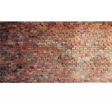 Brick wall shower decal - TenStickers
