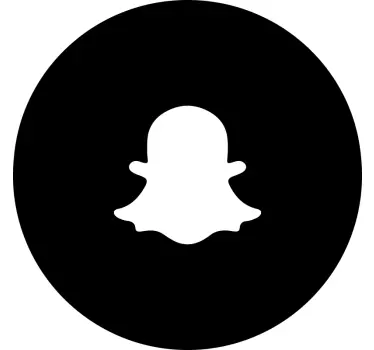 SnapChat Logo window decal - TenStickers