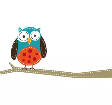 Wall Sticker of an Owl - TenStickers