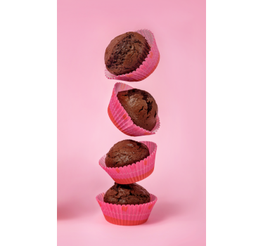 Chocolate cupcake fridge decals - TenStickers