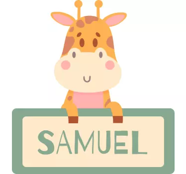Wall stickers for kid adorable giraffe figure - TenStickers