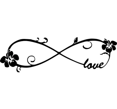 Always infinite love wall decal - TenStickers