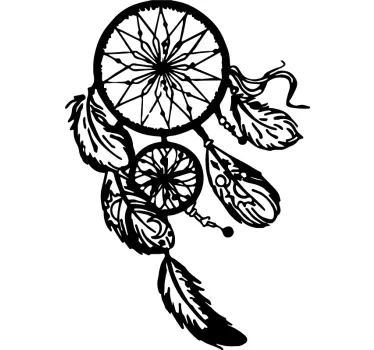 Windy dream catcher object wall decal - TenStickers