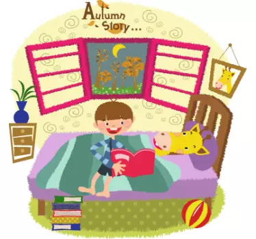 Kids Bedtime Story Wall Mural - TenStickers
