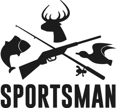 Sportsman hunting wall decal - TenStickers