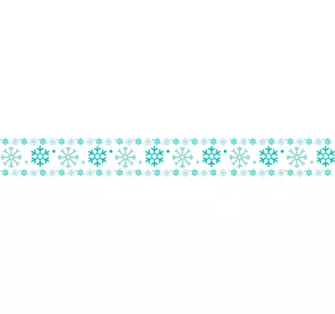Object sticker snowflake decorative design - TenStickers