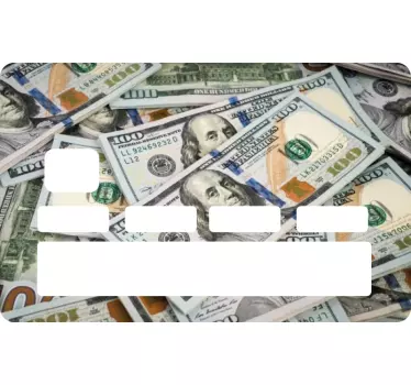 Credit card sticker currency pattern background - TenStickers