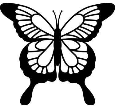 boho style decorative butterfly animal wall decal - TenStickers