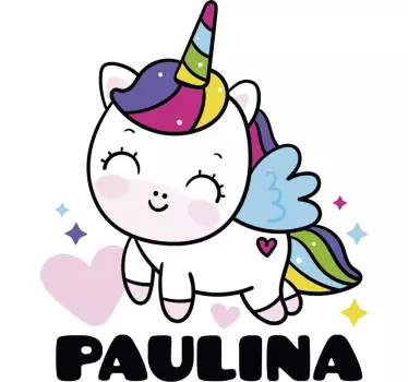 Wall stickers for kid charming unicorn decor - TenStickers