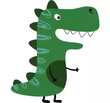 Wall stickers for kid joyful dinosaur figure - TenStickers