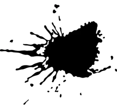 Splash of Paint Decorative Decal - TenStickers