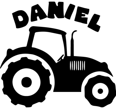 Location sticker tractor customization - TenStickers