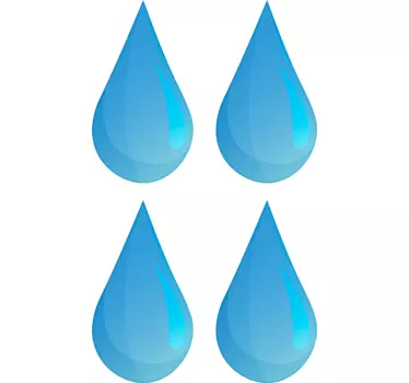 Raindrop pattern wallpaper decal - TenStickers