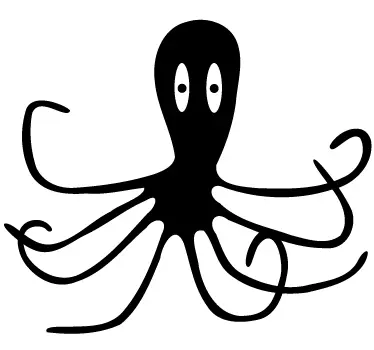Kids Octopus Wall Sticker - TenStickers