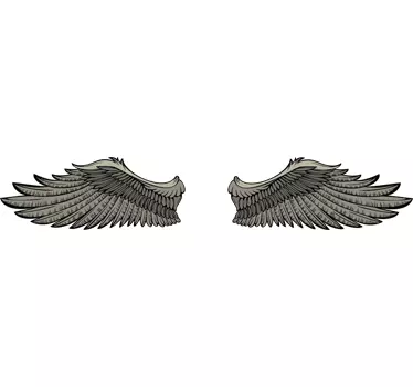 Wings Laptop Sticker - TenStickers
