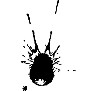 Abstract Splat Wall Sticker - TenStickers